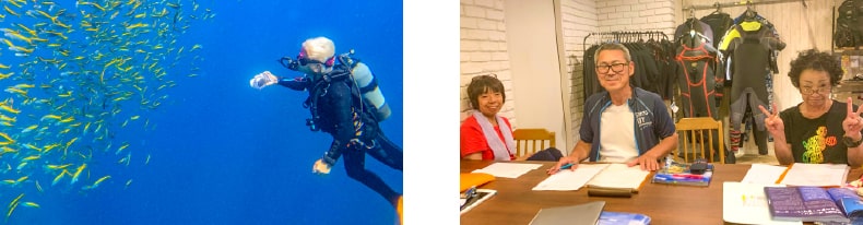 シニアコース 海洋実習(2ダイブ)＋ライセンス申請の写真