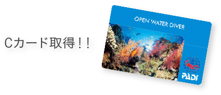 Cカード取得!!